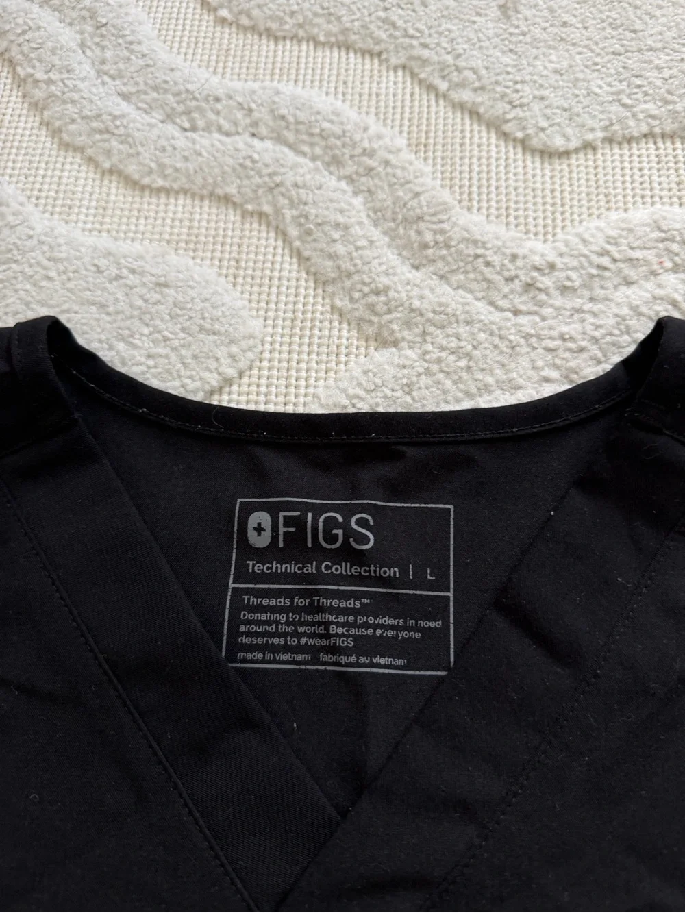 Figs Black Scrub set